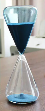 Colorful Glass Hourglass Decorative Home Gift