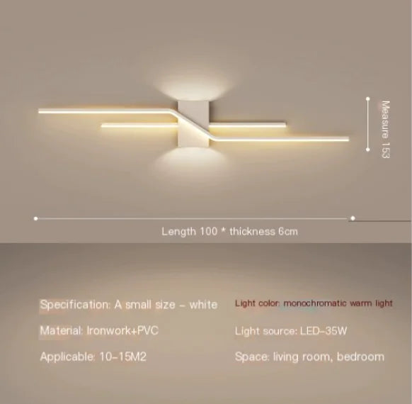 Minimalist Linear LED Wall Sconce for Living Room (One)