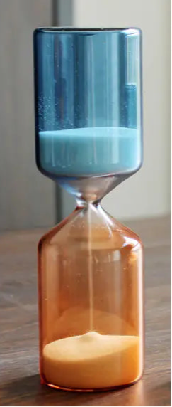 Colorful Glass Hourglass Decorative Home Gift