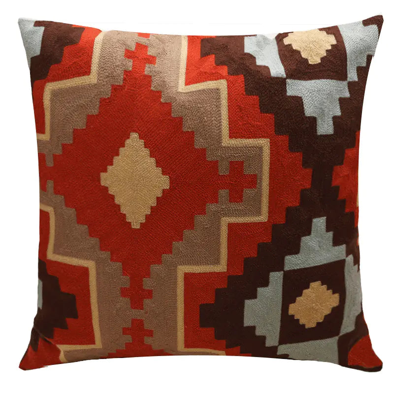 Embroidered Cotton Pillowcase
