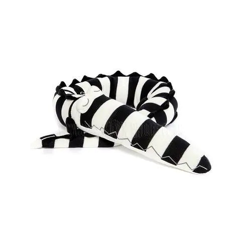 Striped Crocodile Pillow for Kids - Soothing Decor Toy