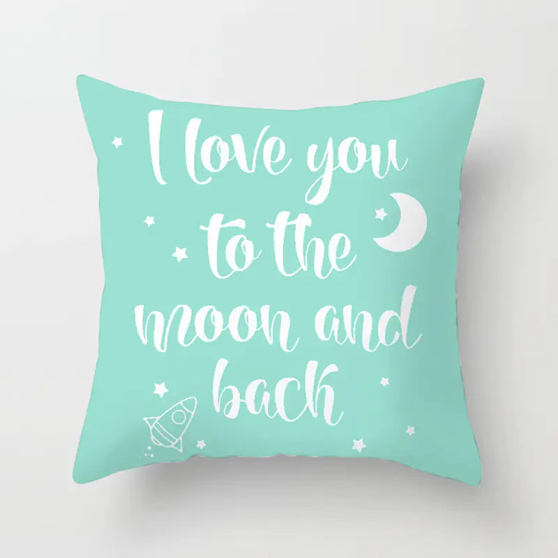 Star Moon Cartoon Pillowcase