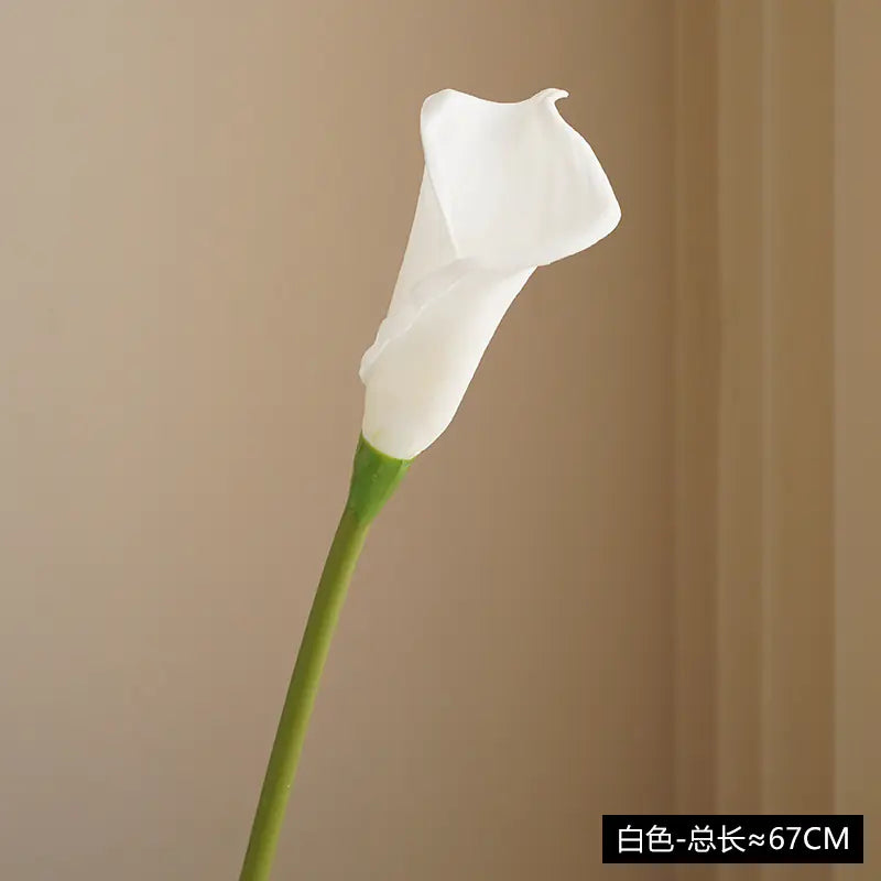 Large PU Calla Lily Decoration with Realistic Touch