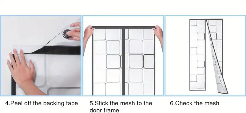 Magnetic Door Curtain for Winter Insulation (1 Piece)