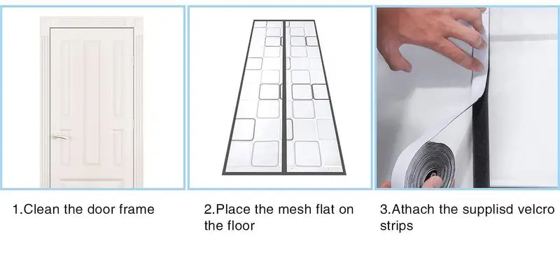 Magnetic Door Curtain for Winter Insulation (1 Piece)