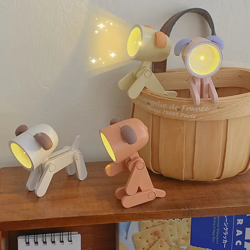 Cute Cartoon Pet LED Night Light for Desk Decoration