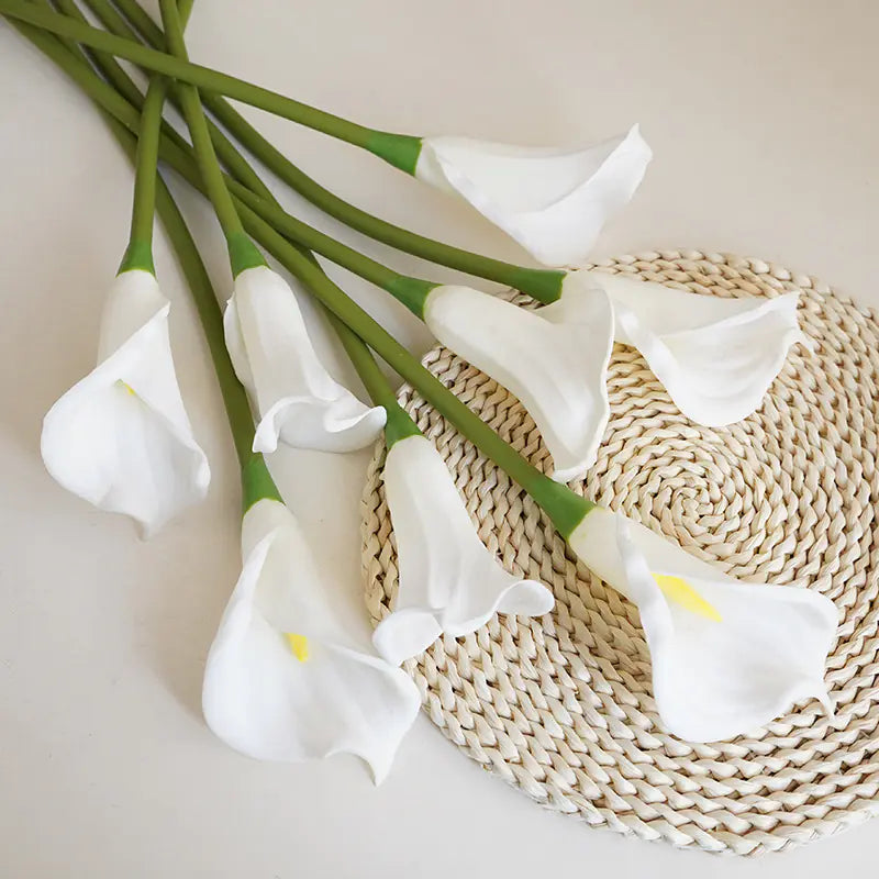 Large PU Calla Lily Decoration with Realistic Touch