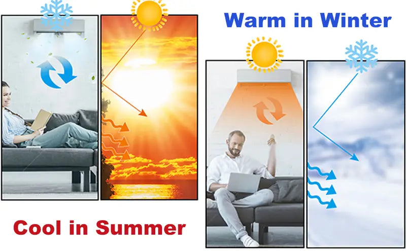 Magnetic Door Curtain for Winter Insulation (1 Piece)
