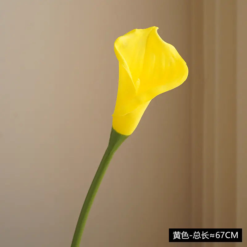 Large PU Calla Lily Decoration with Realistic Touch
