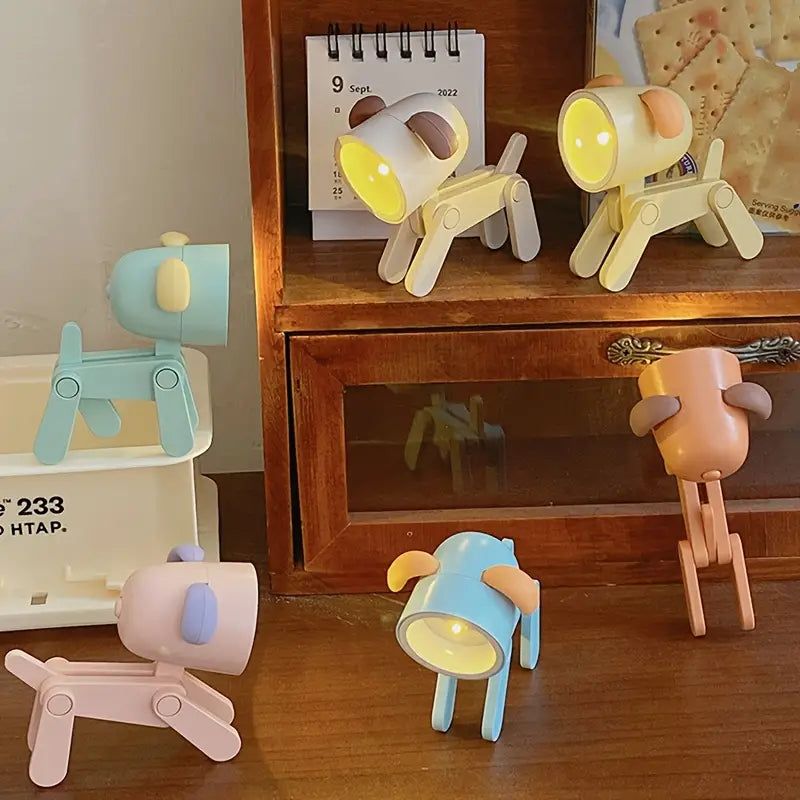 Cute Cartoon Pet LED Night Light for Desk Decoration