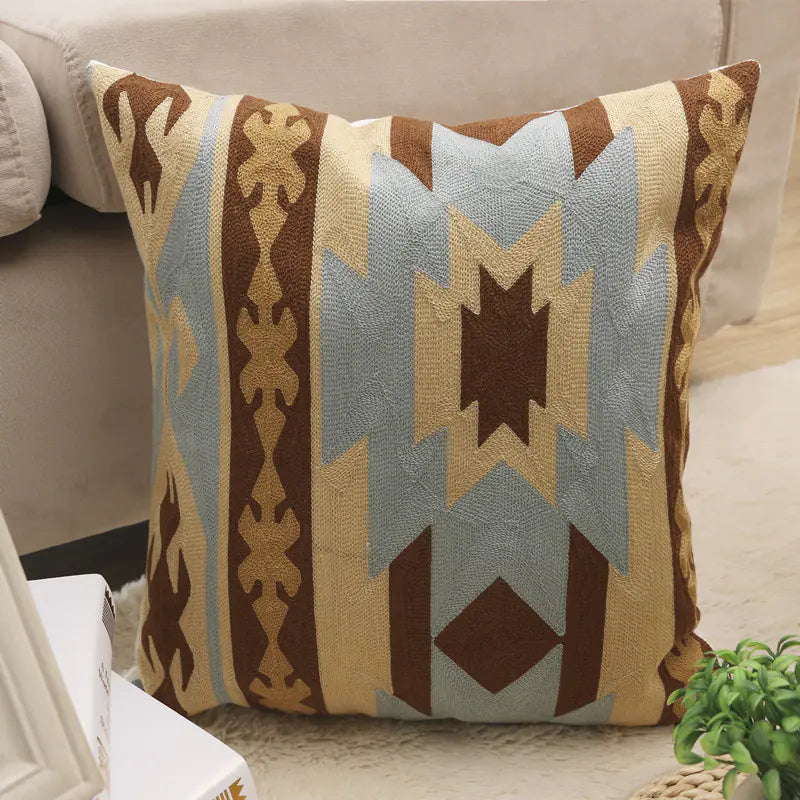 Embroidered Cotton Pillowcase