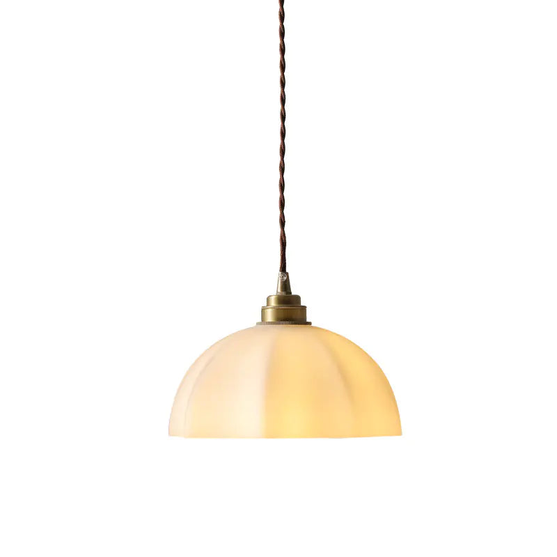 Japanese Wabi-Sabi Brass Designer Pendant Light