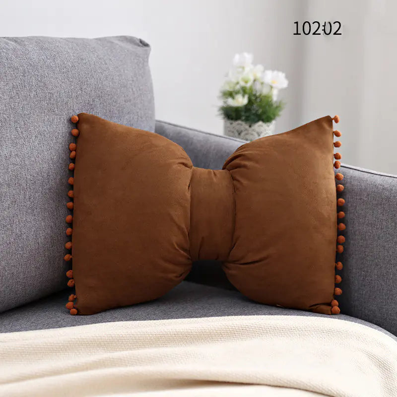 Bow Knot Pillow - Lovely Princess Cushion for Support