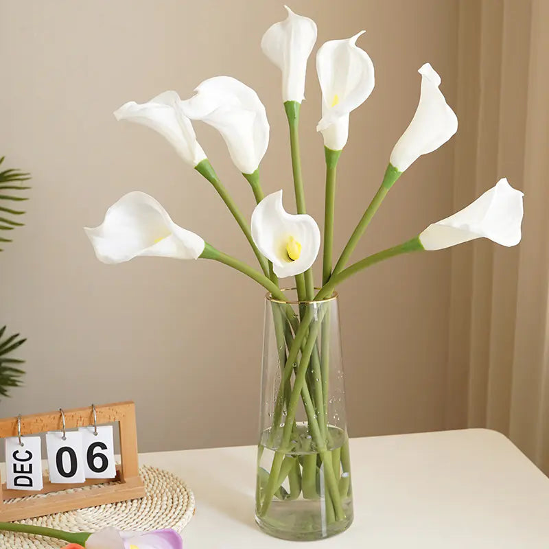 Large PU Calla Lily Decoration with Realistic Touch