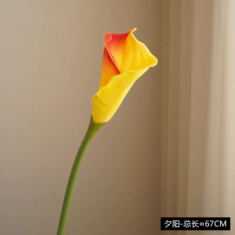 Large PU Calla Lily Decoration with Realistic Touch