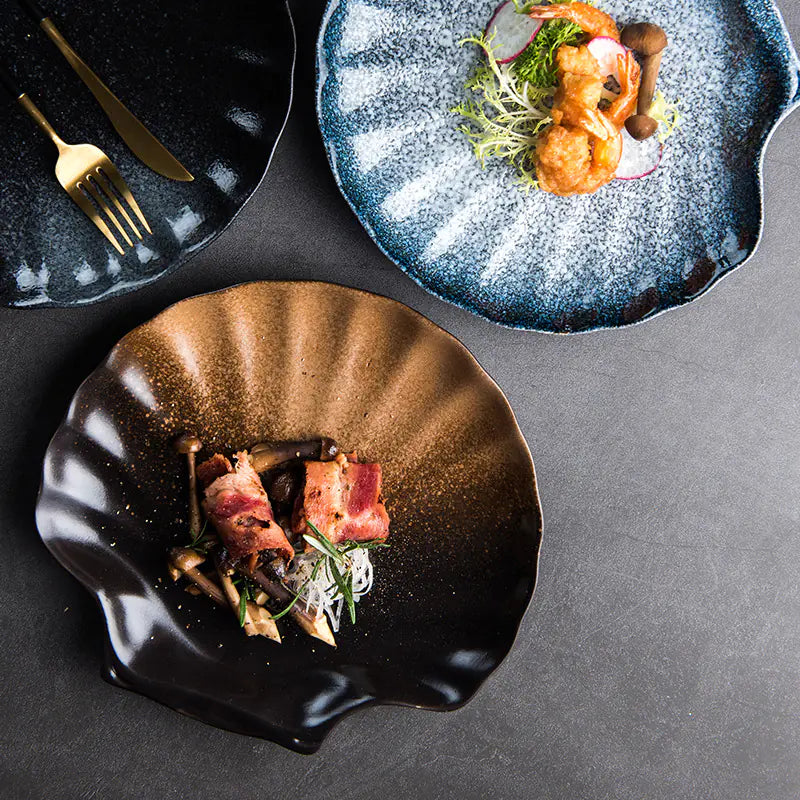 Creative Japanese Ceramic Plates for Home Use