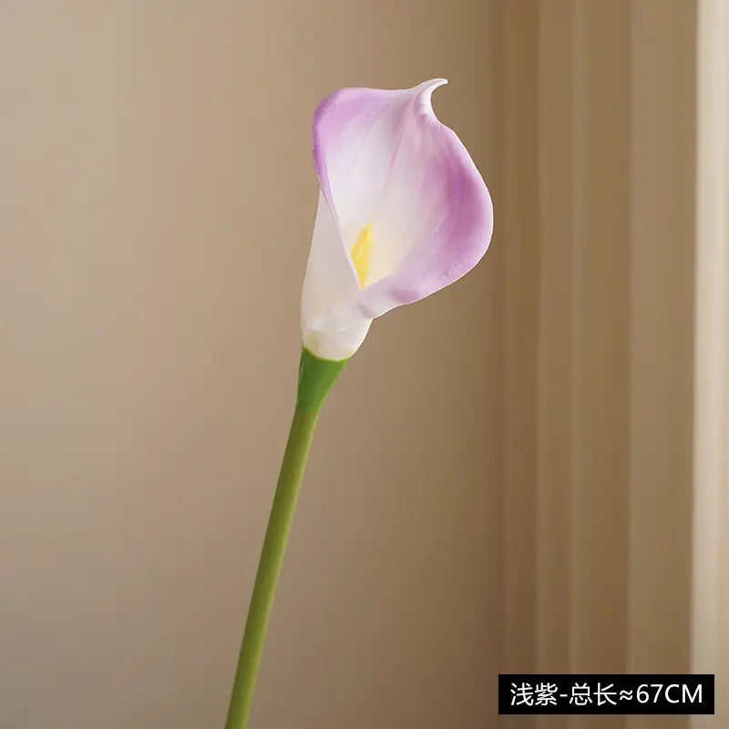 Large PU Calla Lily Decoration with Realistic Touch