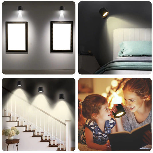 2023 Smart Magnetic Wall Light with USB Rechargeable