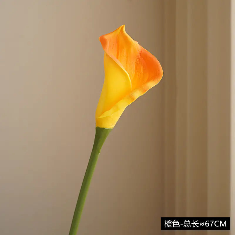 Large PU Calla Lily Decoration with Realistic Touch