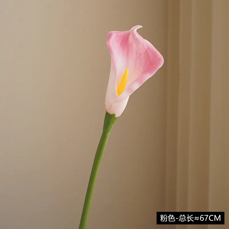 Large PU Calla Lily Decoration with Realistic Touch