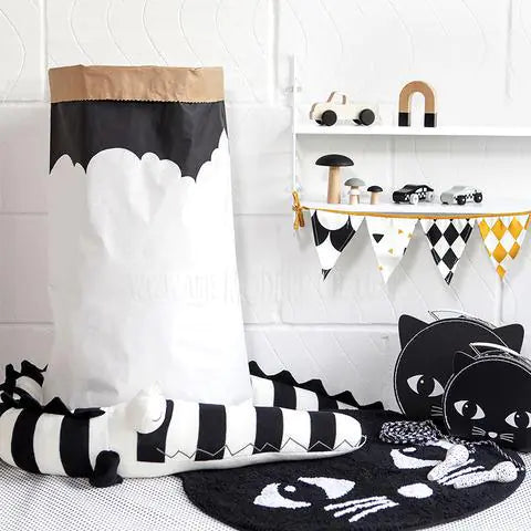 Striped Crocodile Pillow for Kids - Soothing Decor Toy