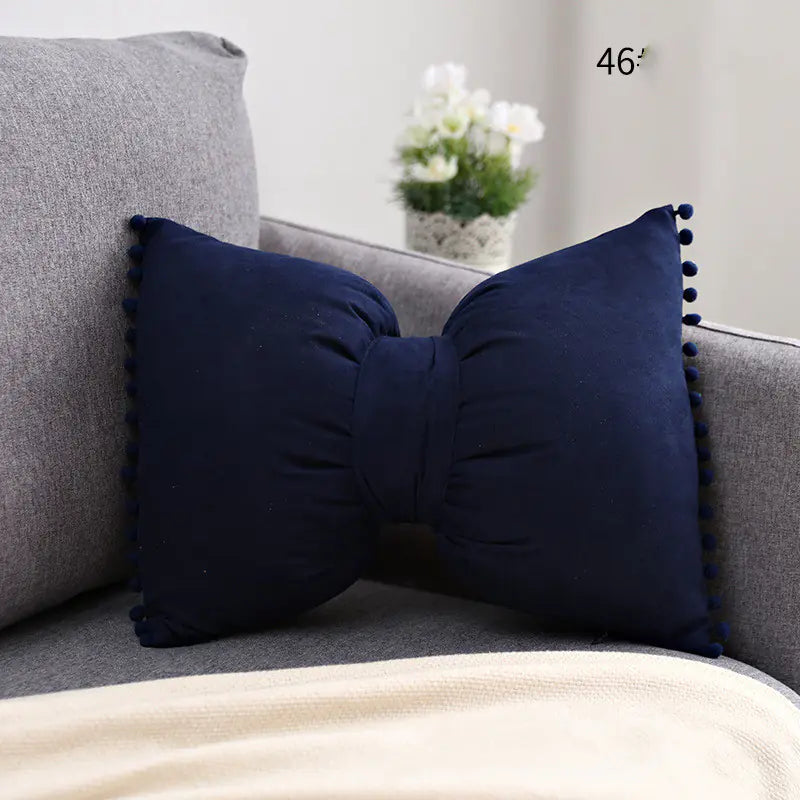 Bow Knot Pillow - Lovely Princess Cushion for Support