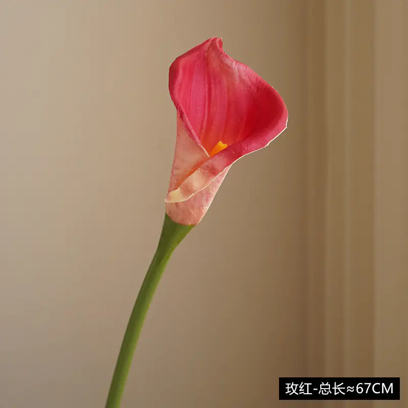 Large PU Calla Lily Decoration with Realistic Touch