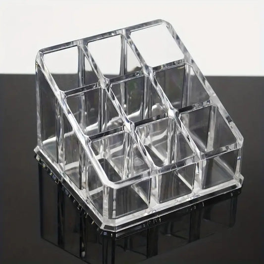 Clear Nail Polish and Lipstick Organizer Display Case