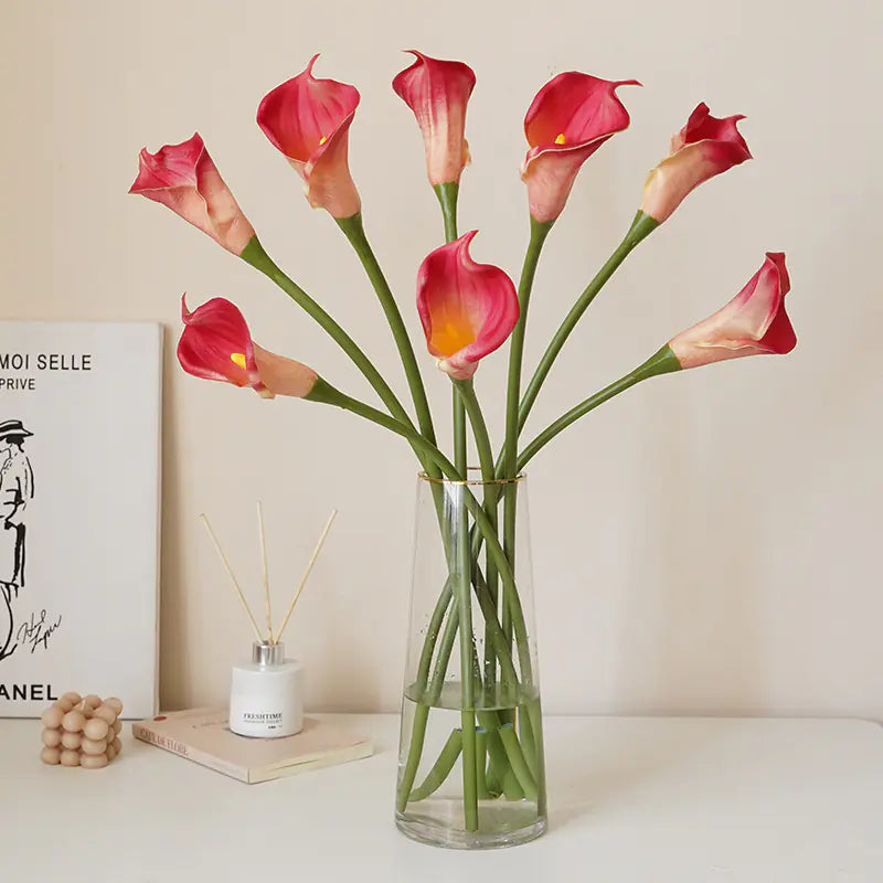 Large PU Calla Lily Decoration with Realistic Touch