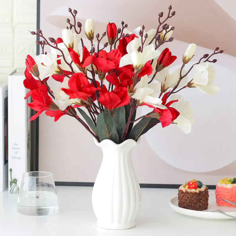 Decorative Faux Flowers for Dining Room and Bedroom