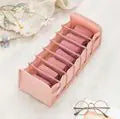 European Fabric Underwear Storage Box with Dividers