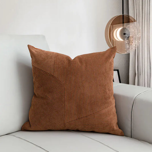 Modern Irregular Spliced Pillowcases for Hotels