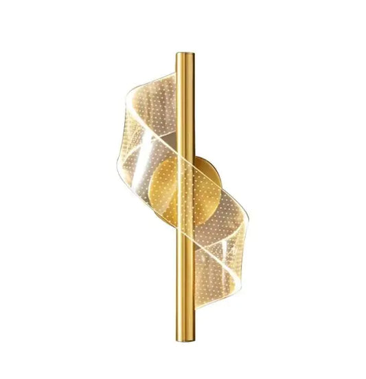 Nordic Spiral Acrylic Wall Lamp with LED (One Piece)