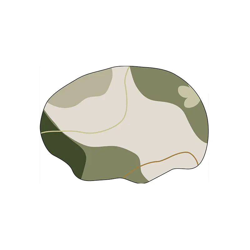Nordic Style Faux Cashmere Area Rug with Gradient Design