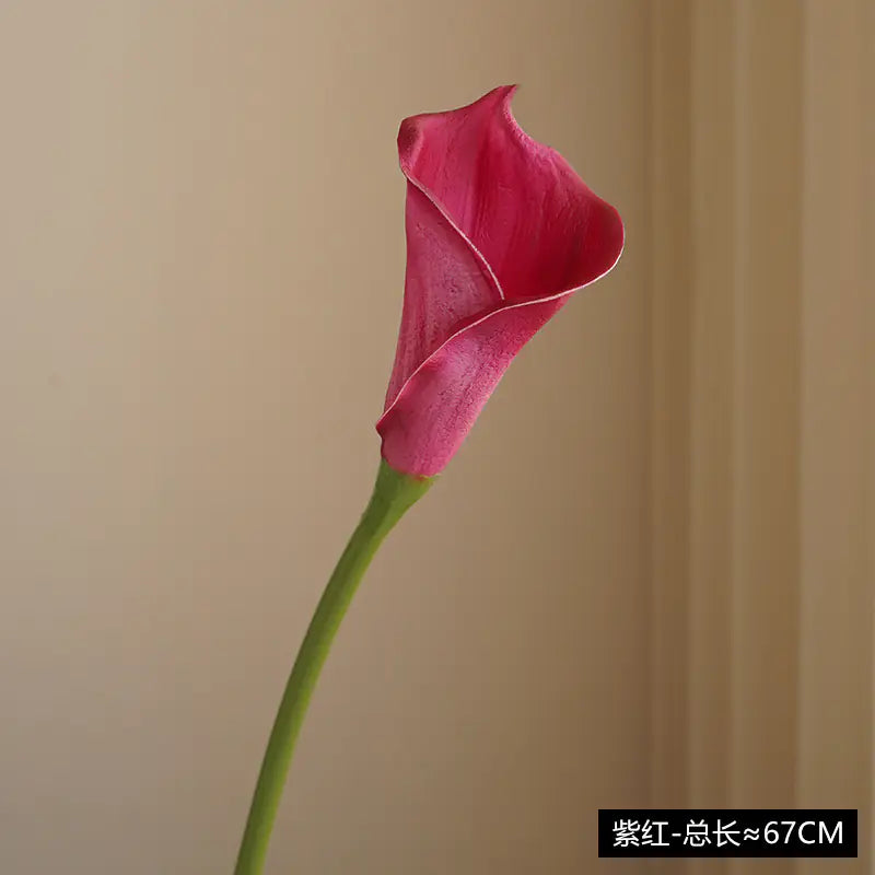 Large PU Calla Lily Decoration with Realistic Touch