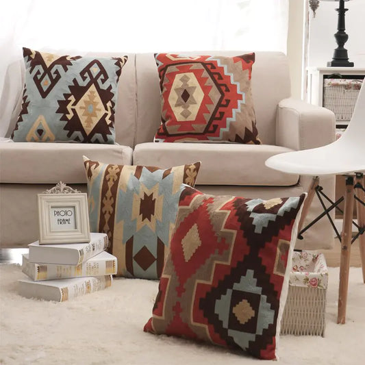Embroidered Cotton Pillowcase